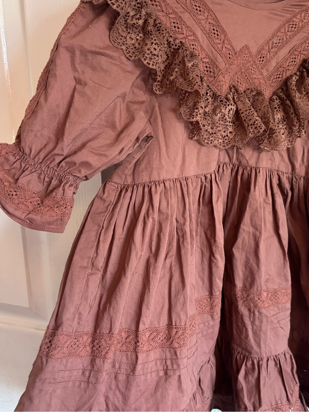 Noralee Girls Ruffle Lace Dress - Picture 2 of 5